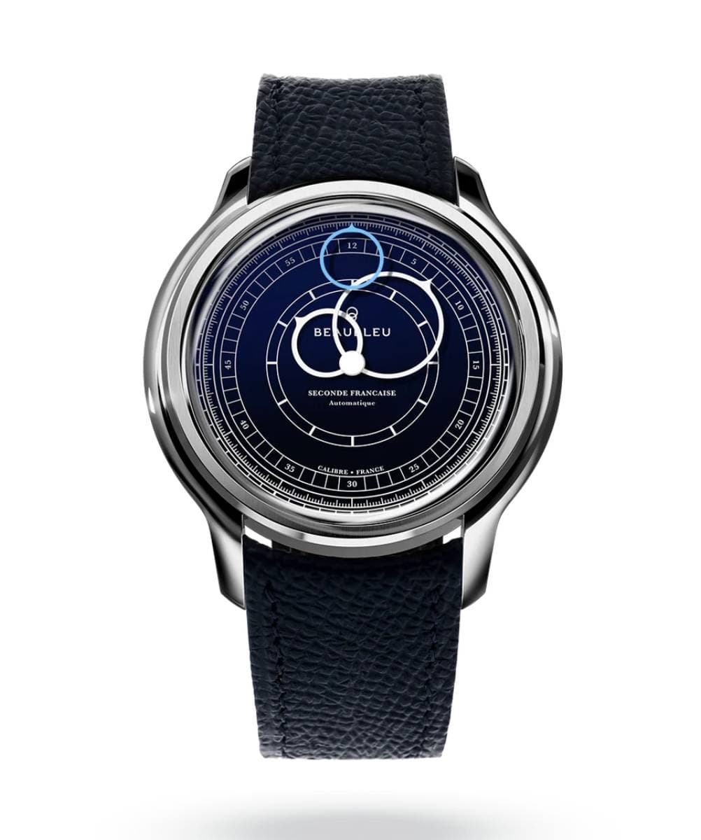 MONTRE BEAUBLEU SECONDE FRANÇAISE 19.24 MINUIT